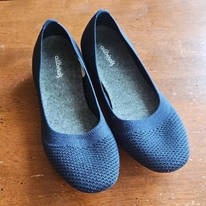 New Without Box Allbirds Women's Navy Knit Flats 8